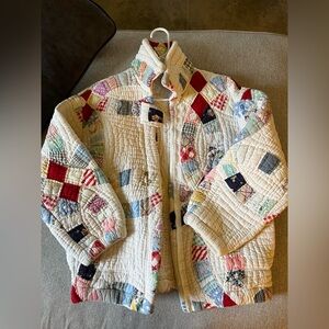 Vintage K.A.S handmade quilt jacket
